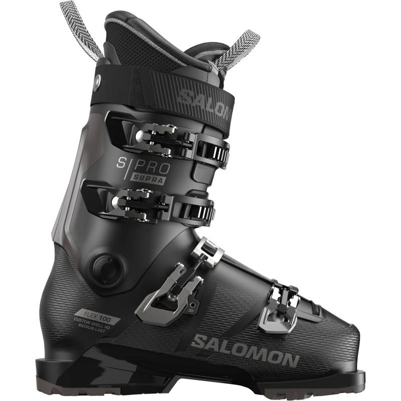 Salomon S/Pro Supra 100 Gw - Black/Dark Grey Met. -Ανδρικές Μπότες Ski 2026
