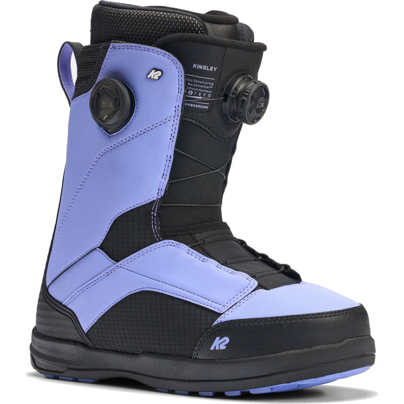 K2 KINSLEY BOA® - Black Lilac - Women's Snowboard Boots 2026