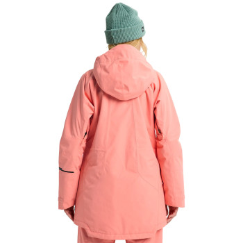 BURTON Reserve 2L Insulated 20K- Women's snow Jacket - Sunrise Coral