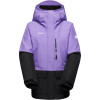 Mammut Fall Line HS Thermo Hooded Jacket - Women's insulated ski jacket - Lavandin-black