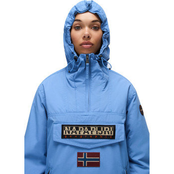 Napapijri Rainforest Pocket Winter Anorak Jacket  - Women's winter Jacket - Riviera Blue