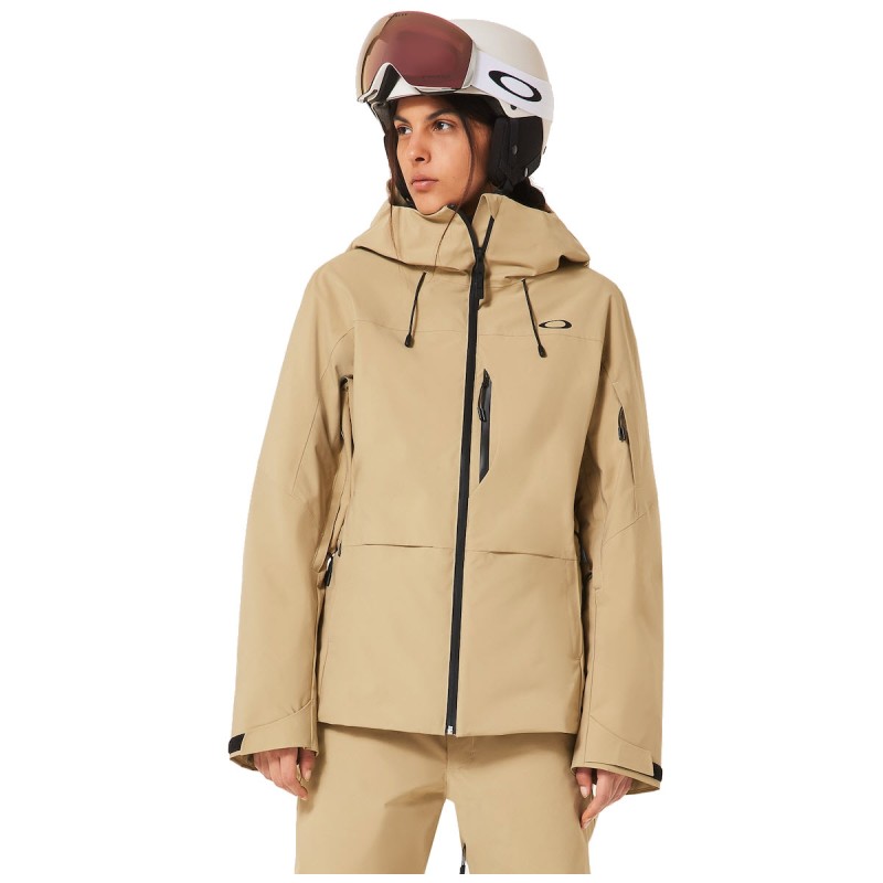 OAKLEY Canopy Insulated Jacket 10K - Γυναικείο μπουφάν Ski/Snowboard- Pebble