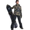 ROXY Jetty Insulated 10K - Women's Ski/Snowboard Jacket - Fennel Seed Big Flower