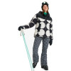 ROXY Alofted 2 Puffy 15K- Snow Puffer Jacket for Women - True Black Big Dots