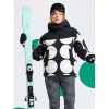 ROXY Alofted 2 Puffy 15K- Snow Puffer Jacket for Women - True Black Big Dots