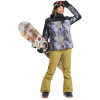ROXY Jetty Block 3 - Γυναικείο Ski/Snowboard Jacket - Frost Gray Pinetrees