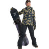 ROXY Jetty Insulated 10K - Women's Ski/Snowboard Jacket - Fennel Seed Big Flower