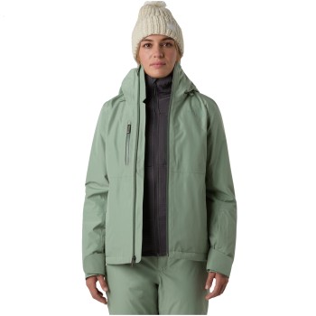 The North Face Descendit Insulated - Women's Ski/Snowboard Jacket - Slate Moss