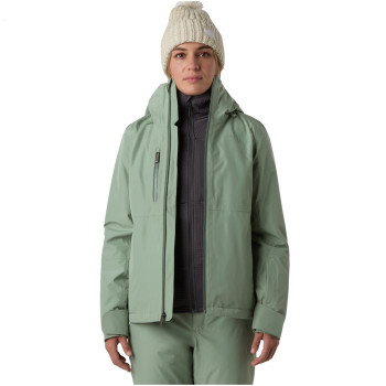 The North Face Descendit Insulated - Women's Ski/Snowboard Jacket - Slate Moss