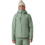 The North Face Descendit Insulated - Γυναικείο μπουφάν Ski/Snowboard - Slate Moss