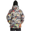 DC Basis Print 2 insulated 10K- Ανδρικό Snow Jacket - Outer World Black