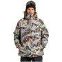 DC Basis Print 2 insulated 10K- Ανδρικό Snow Jacket - Outer World Black