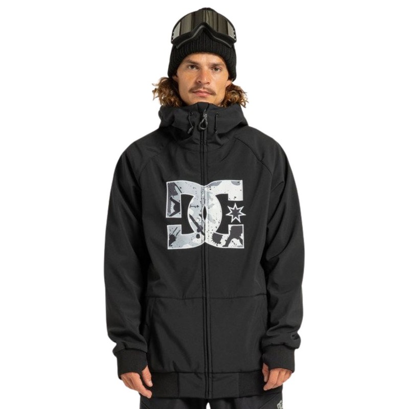 DC Spectrum SoftShell Jacket 10K- Ανδρικό Softshell Snow Jacket - Black