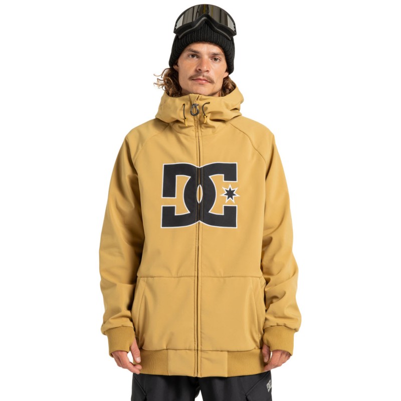 DC Spectrum SoftShell Jacket 10K- Ανδρικό Softshell Snow Jacket -  Mustard Gold 
