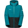 Mammut Linard HS Thermo Hooded Jacket - Ανδρικό αδιάβροχο μονωμένο hiking jacket - Deep Teal-Black