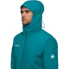Mammut Linard HS Thermo Hooded Jacket - Ανδρικό αδιάβροχο μονωμένο hiking jacket - Deep Teal-Black
