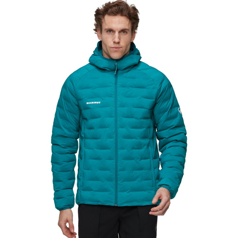 Mammut Sender IN Hooded Jacket - Ανδρικό μονωμένο Μπουφάν Puffer - Deep Τeal