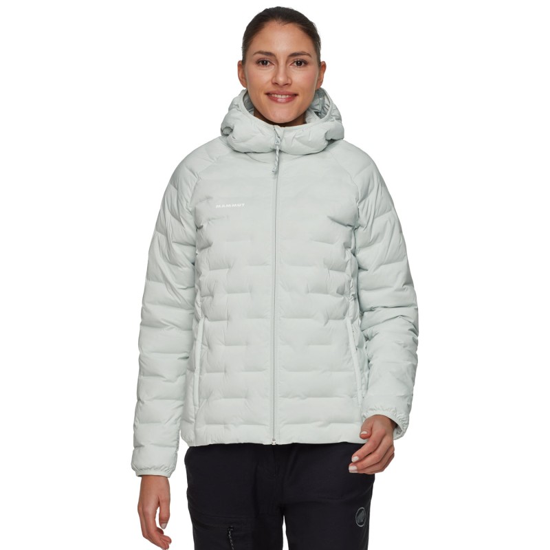 Mammut Sender IN Hooded Jacket - Γυναικείο μονωμένο Μπουφάν Puffer - Silver Sage