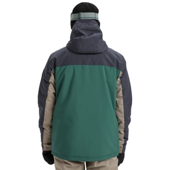 Quiksilver Dawson Insulated 10K - Ανδρικό Μπουφάν Ski/Snowboard - Trekking Green