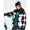 ROXY Alofted 2 Puffy 15K- Γυναικείο Snow Puffer Jacket - True Black Big Dots