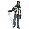 ROXY Alofted 2 Puffy 15K- Γυναικείο Snow Puffer Jacket - True Black Big Dots