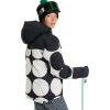 ROXY Alofted 2 Puffy 15K- Γυναικείο Snow Puffer Jacket - True Black Big Dots