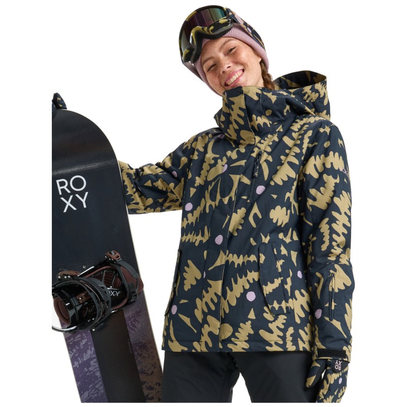 ROXY Jetty Insulated 10K - Γυναικείο Ski/Snowboard Jacket - Fennel Seed Big Flower