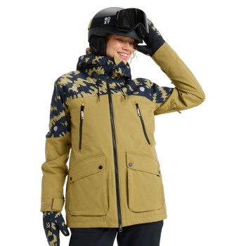ROXY Stated insulated 20K- Γυναικείο Mπουφάν Ski/Snowboard - Fennel Seed Big Flower