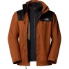 THE NORTH FACE Men's Evolve II Triclimate® Jacket - Burnt Umber/Asphalt Grey