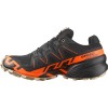 SALOMON SPEEDCROSS 6 GTX- Men's Trail Running shoes - Black/Shocking Orange/White pepper