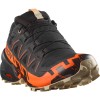 SALOMON SPEEDCROSS 6 GTX- Men's Trail Running shoes - Black/Shocking Orange/White pepper