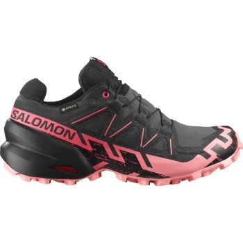 SALOMON SPEEDCROSS 6 GTX- Γυναικεία υποδήματα Trail Running - Nine Iron/Black/Flamingo Pink