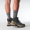 SALOMON X-Ultra 360 Mid Gore-Tex - Ανδρικά μποτάκια πεζοπορίας - Phantom/Desert Tan/Rum raisin