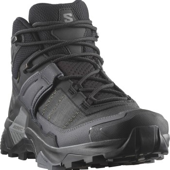 SALOMON X-Ultra 5 Mid Gore-Tex - Ανδρικά μποτάκια πεζοπορίας - Black/Asphalt/Castlerock