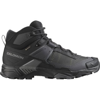 SALOMON X-Ultra 5 Mid Gore-Tex - Ανδρικά μποτάκια πεζοπορίας - Black/Asphalt/Castlerock