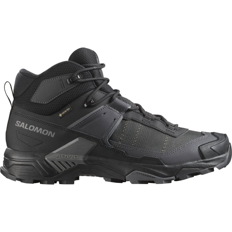 SALOMON X-Ultra 5 Mid Gore-Tex - Ανδρικά μποτάκια πεζοπορίας - Black/Asphalt/Castlerock