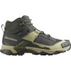 SALOMON X-Ultra 5 Mid Gore-Tex - Ανδρικά μποτάκια πεζοπορίας - Peat / Gray Green