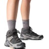 SALOMON X-Ultra 5 Mid Gore-Tex - Γυναικεία μποτάκια πεζοπορίας - Nine Iron/Gull/Soft clay