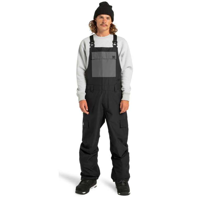 DC Docile 2 Insulated 10K- Men's Snowboard Bib Pants - Black