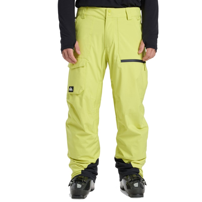 Quiksilver Utility 20K - Men's Snowboard Pants - Yellow Plum