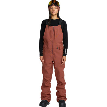 VOLCOM Swift Bib Overall - Women's Snow Pants - Henna