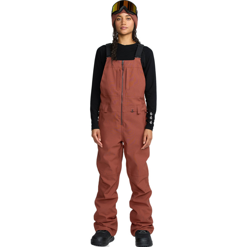 VOLCOM Swift Bib Overall - Women's Snow Pants - Henna