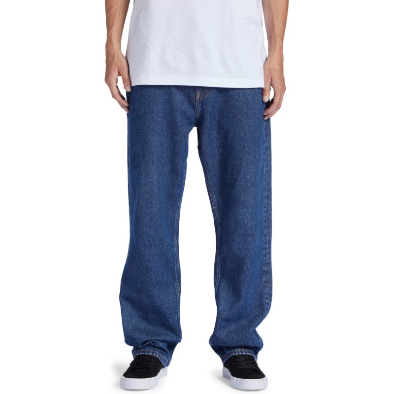 DC Worker - Relaxed Fit Jeans - Ανδρικό παντελόνι  Jean - Indigo Dark