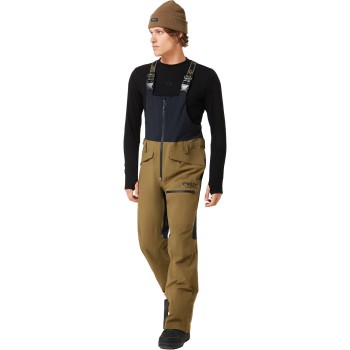 OAKLEY TNP Shell BIB 10K - Men's Shell Snowboard Pants - Army Green