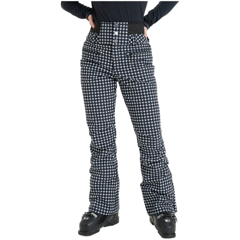 Roxy Rising High 15K Shell - Γυναικείο παντελόνι Ski - Whisper White Small Dots