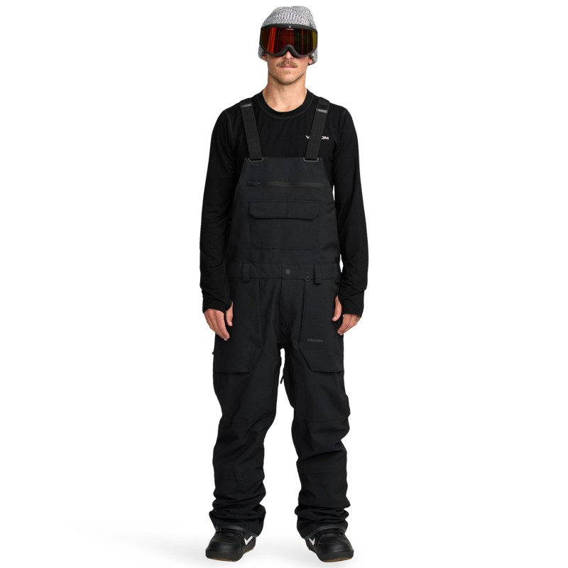 VOLCOM Roan Bib Overall - Ανδρικό παντελόνι Snow - Black