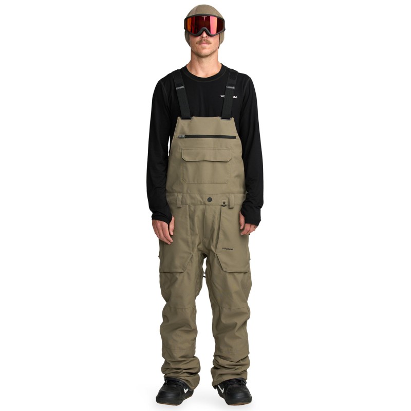 VOLCOM Roan Bib Overall - Ανδρικό παντελόνι Snow - Military