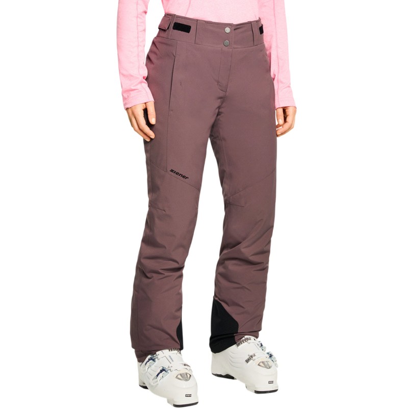 ZIENER Talina insulated 10K - Γυναικείο παντελόνι Ski - Dusty Violet