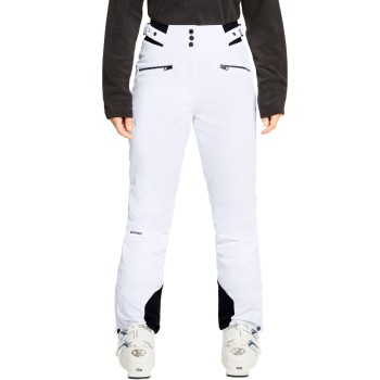 ZIENER Tilla PrimaLoft® 10K - Γυναικείο παντελόνι Ski - White