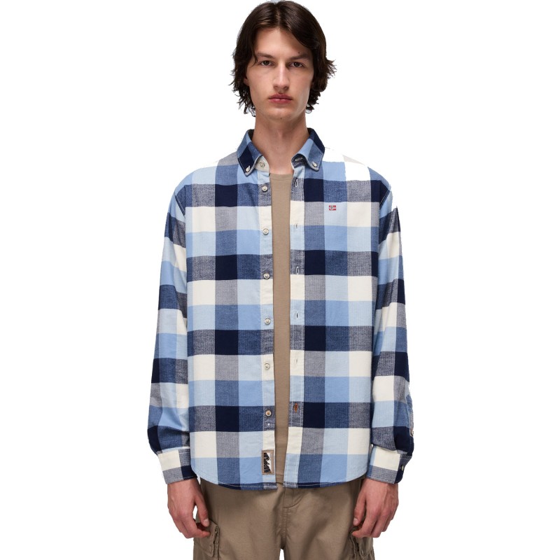 Napapijri Trekking 3 Long Sleeve Shirt - Ανδρικό Πουκάμισο μακρυμάνικο - Multicolour CBZ